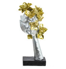  Фигурка декоративная "Лицо", L18 W13 H36 см