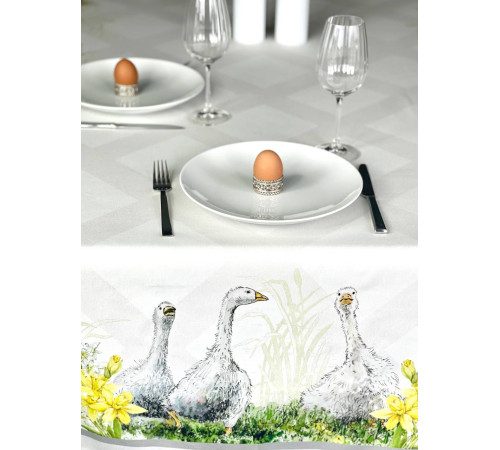 Гасконь: скатерть (с пропиткой "Антипятно")