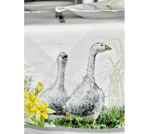 Гасконь: скатерть (с пропиткой "Антипятно")