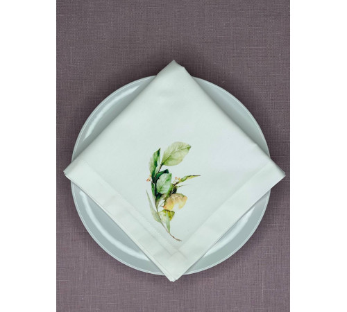 Салфетка "Лимоны" с евроуглом без пропитки																			