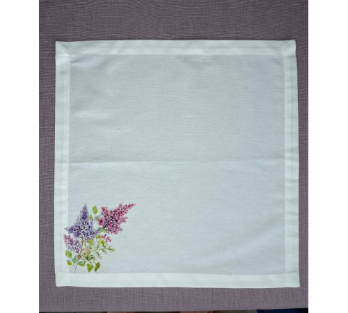 Салфетка "Букет сирени" с евроуглом без пропитки																																			