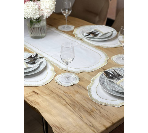 Столовый текстильный набор Sunny 25ед																			