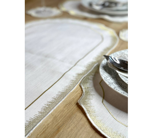 Столовый текстильный набор Sunny 25ед																			