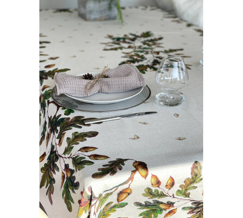 Скатерть столовая "Сила дуба" 145*250																			