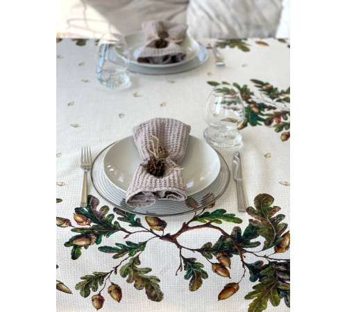 Скатерть столовая "Сила дуба" 145*300																			