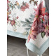 Скатерть столовая "Рождественская Пуансетия" 145*150																			