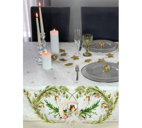 Скатерть столовая "Новогодние Феи" 145*200																			