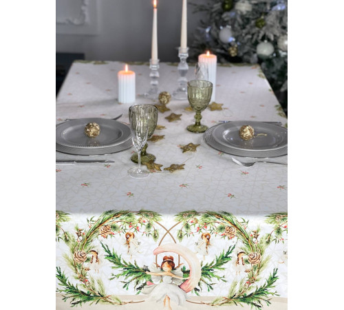 Скатерть столовая "Новогодние Феи" 145*200																			