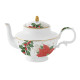 Фарфоровый заварочный чайник 800 мл в цветной коробке POINSETTIA&BERRIES