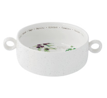 Фарфоровый салатник с ручками  Ø 16 HOME&KITCHEN