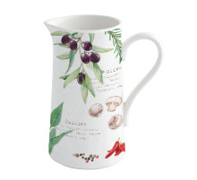Фарфоровый кувшин 1л HOME&KITCHEN