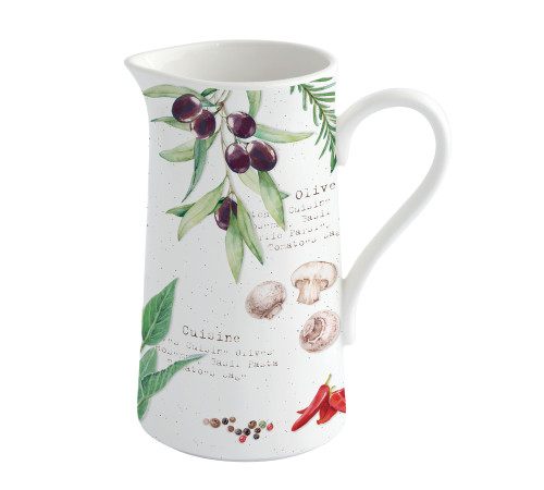 Фарфоровый кувшин 1л HOME&KITCHEN