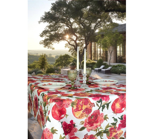 Скатерть столовая "Гранат" 145*350																			