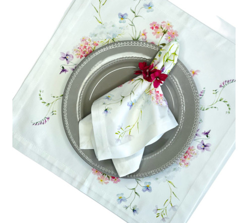 Салфетка столовая Завтрак в саду 40*40																			