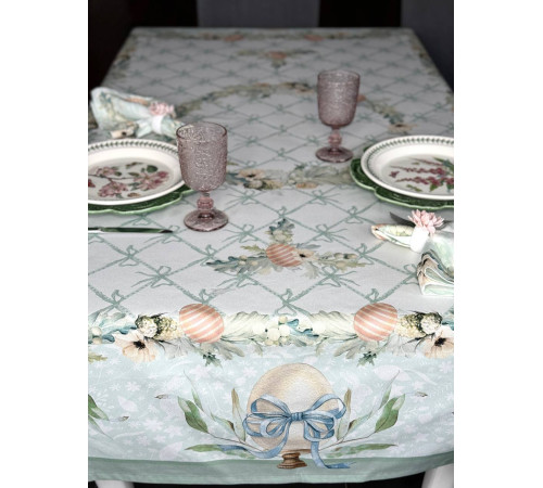 Светлая Пасха: скатерть 145 х 150 см (с пропиткой "Антипятно")
