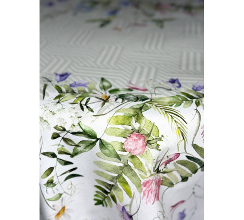 Летний зной: круглая скатерть д.150см (с пропиткой "Антипятно")