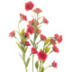 Цветок искусственный "Эустома", L15 W15 H60 см