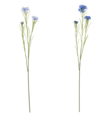 Цветок искусственный "Василек", L7 W7 H68 см, 2в.																			