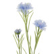 Цветок искусственный "Василек", L7 W7 H68 см, 2в.																			