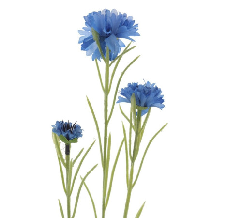 Цветок искусственный "Василек", L7 W7 H68 см, 2в.																			