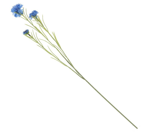 Цветок искусственный "Василек", L7 W7 H68 см, 2в.																			