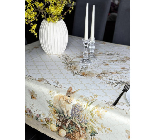 Пасхальная корзина: скатерть 145 х 200 см (с пропиткой "Антипятно")