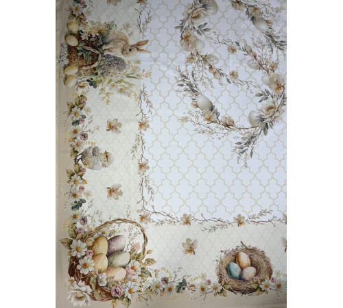 Пасхальная корзина: скатерть 145 х 200 см (с пропиткой "Антипятно")