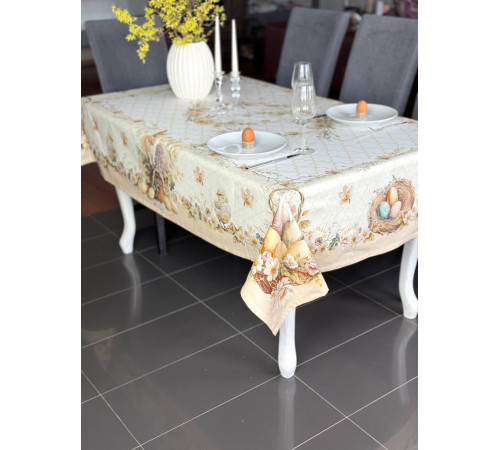 Пасхальная корзина: скатерть 145 х 350 см (с пропиткой "Антипятно")