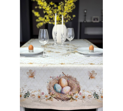 Пасхальная корзина: скатерть 145 х 350 см (с пропиткой "Антипятно")