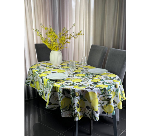 Скатерть столовая Сицилия овал 145 х 200 см