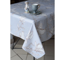 Соловьи: скатерть (лен 50%, хлопок 50% + пропитка)