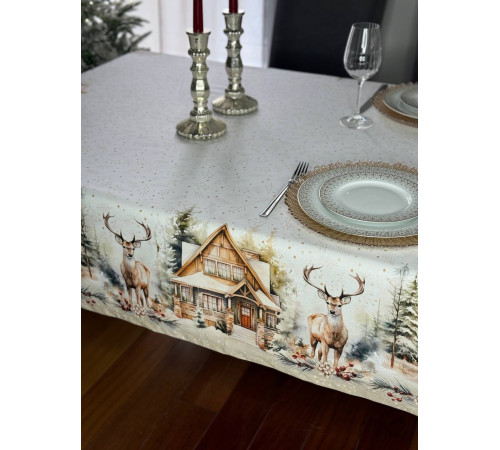 BLOOMIA MIRABEL: скатерть (с пропиткой "Антипятно")