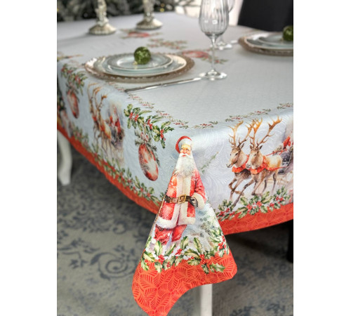 BLOOMIA Магия Рождества: скатерть (с пропиткой "Антипятно")