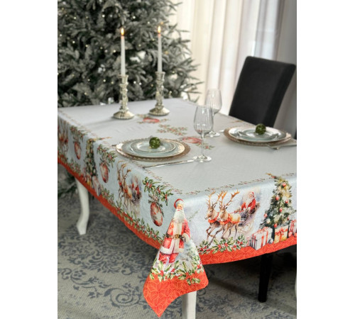 BLOOMIA Магия Рождества: скатерть (с пропиткой "Антипятно")