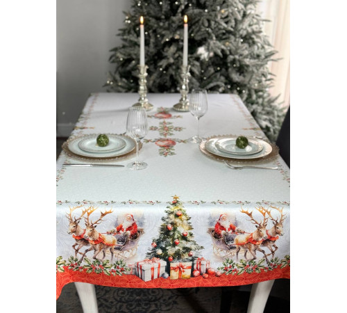 BLOOMIA Магия Рождества: скатерть (с пропиткой "Антипятно")
