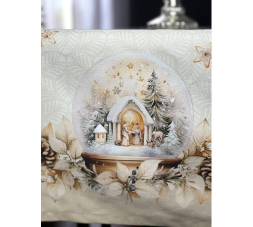BLOOMIA GOLDEN CHRISTMAS: скатерть (с пропиткой "Антипятно")