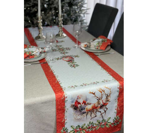 BLOOMIA Магия Рождества: дорожка (с пропиткой "Антипятно")