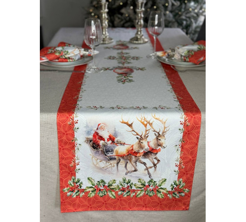 BLOOMIA Магия Рождества: дорожка (с пропиткой "Антипятно")