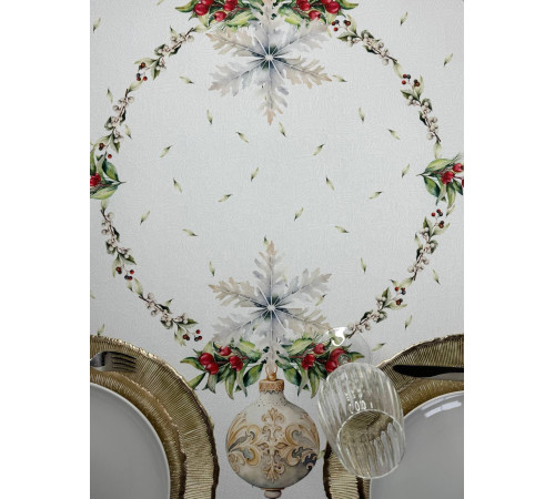 Cкатерть ATMOSPHERE HOME СHRISTMAS MEMORIES Артикул - РВО овал 170*275, размер - овал 170*275