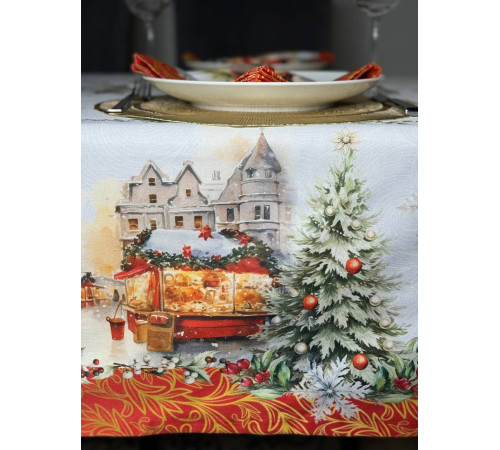 СHRISTMAS MEMORIES: скатерть (с пропиткой "Антипятно")