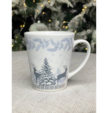 Чашка керамическая "Серебристый олень" 350 мл