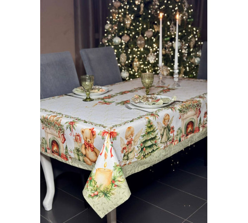 Cкатерть ATMOSPHERE HOME "Мелодия Ангелов" Артикул - МЕ 145*200, размер -145*200