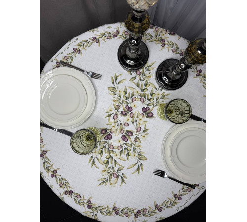 Cкатерть BLOOMIA ЛОМБАРДИЯ Артикул -БЛБ 168, размер -круг д.168