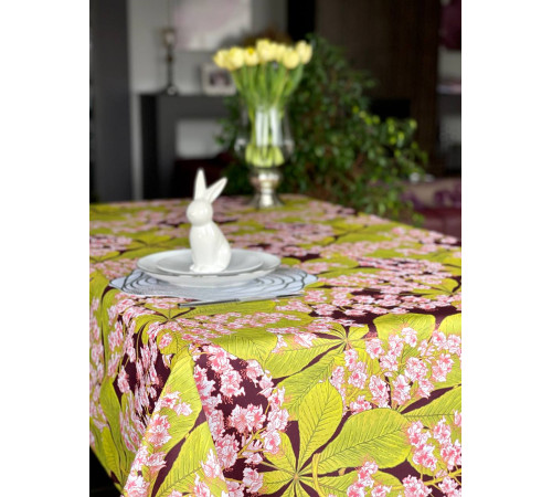 Скатерть столовая Парижский каштан 145 х 150