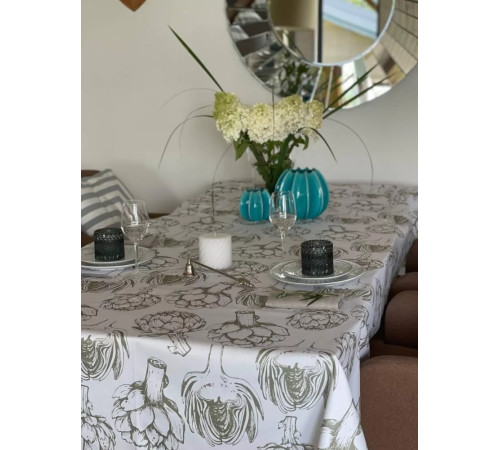 Скатерть столовая 145*150 Артишок