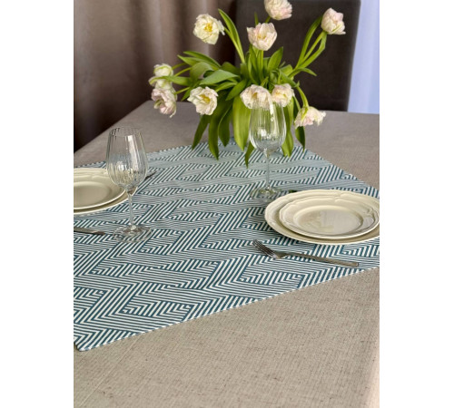 Наперон BLOOMIA "Zigzag" Артикул - БЗИ 80*80, размер - 80*80
