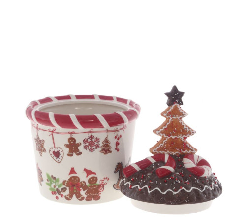 Конфетница "Пряничное настроение", 2200 мл, L19,5 W19,5 H31 см