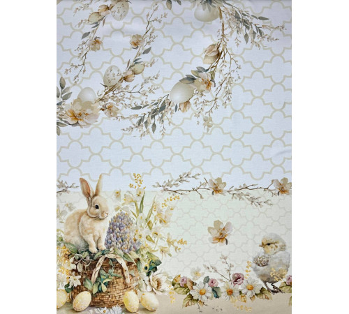 Скатерть столовая Пасхальная корзина 145*150