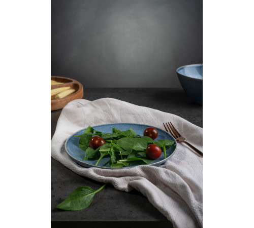 Тарелка  BILLIBARRI Ice Blue ,керамика 21см 800 - 230