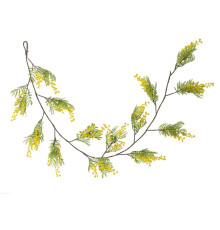 Изделие декоративное "Гирлянда Мимоза", L141 W8 H17 см
